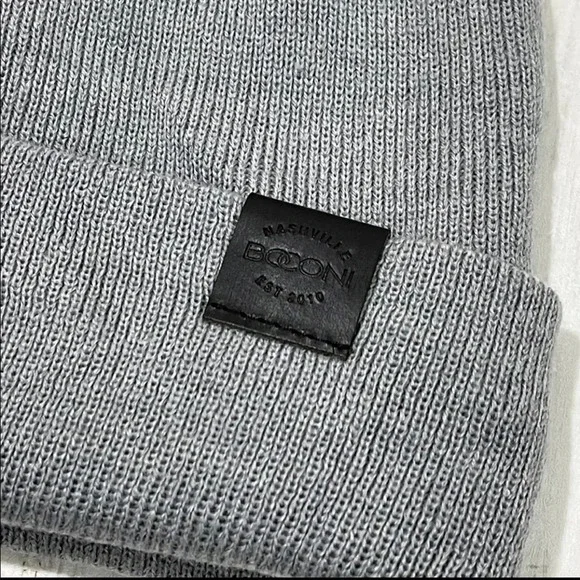 Boconi Gray Unisex Beanie - Picture 2 of 3
